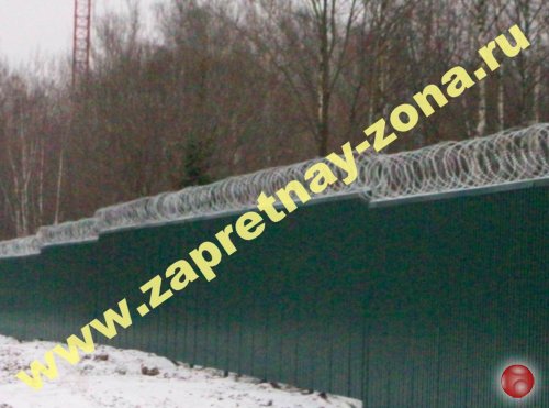 Монтаж колючей проволоки Егоза в Санкт-Петербурге