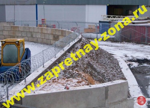 Колючая проволока Егоза  . Монтаж , продажа.