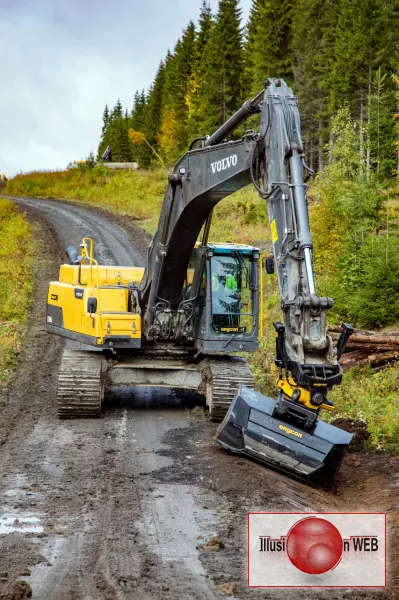 Тилтротатор Engcon для экскаватора рототилт